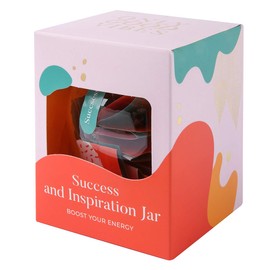 Only Good Vibes Success and Inspiration Jar gives positive boost and motivates you, your friends and others that you care for every day. It’s a friendship gift for women