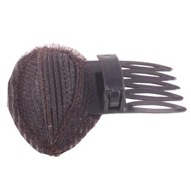 1Pcs Perfect Puff Hair Head Cushion Bump It Up Volume Hair Base Hair Base Bump Styling Insert Tool Fluffy Princess Styling for Women Girls Hair Accessory (Brown)