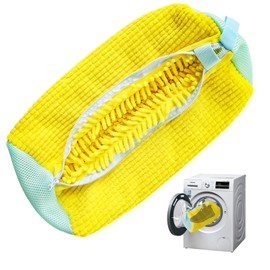 Shoe Washing Bag Laundry Shoe Cleaning Bag Shoe Bag for Washing Machine Trainer Sneaker Wash Bag Reusable with Zipper (1PC)