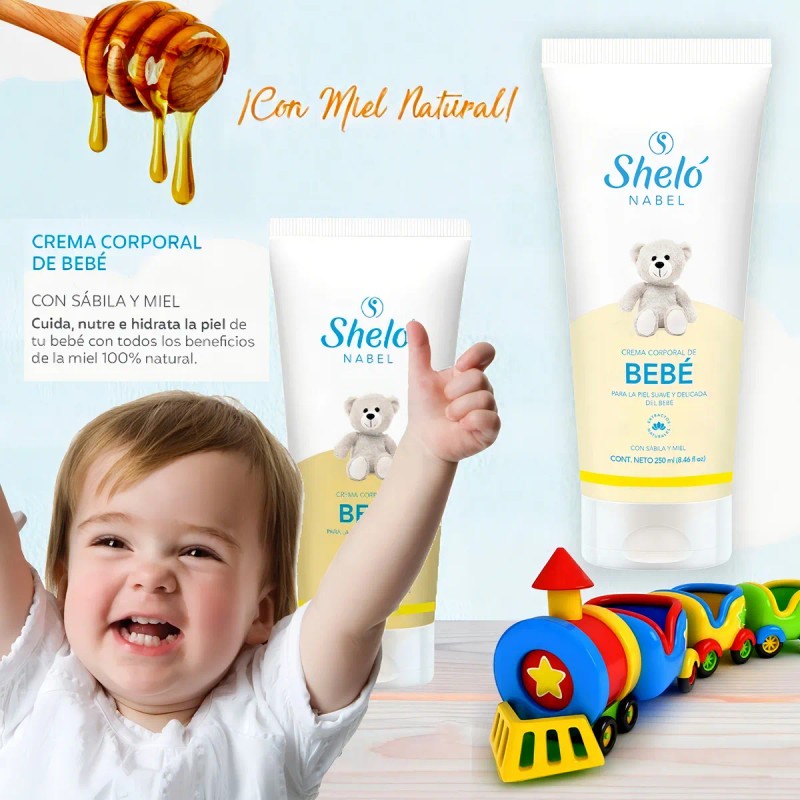 Crema Natural Corporal Hidratante Bebé Sheló Nabel