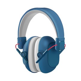 FATASH Kids Noise Cancelling Ear Muffs | Adjustable Ear Defender Hearing Protection Headband | Noise Reduction up to 26dB Soundproof Headphones Autism | Safety Earmuffs For Events (Ages 1 to 8) Blue