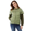 Martha Stewart Women's Short Sleeve Quilted Down Puffer Vest -