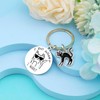 Davrock Cat Keychain Funny Keychains for Women Cat Gifts For