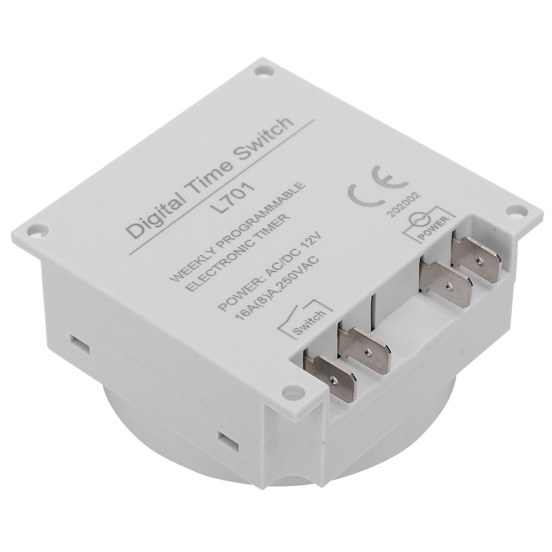CN101A L701‑12V Digital Time Switch LCD Congenerous Micro‑Computer Electron Timer