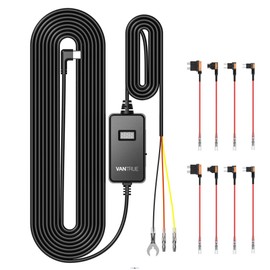 Vantrue 3-Lead Acc Hardwire Kit for Dash Cam with LED Screen, 3 Gear Shifting, Low Voltage Protection for Parking Mode, for N4 Pro, N5, N4, S1 Pro, N2 Pro(2023), E1, E1 Lite, E2, E3, N2S Dash Cam