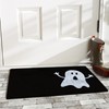 Calloway Mills 102002436 Ghost Doormat, 24" x 36", Black/White
