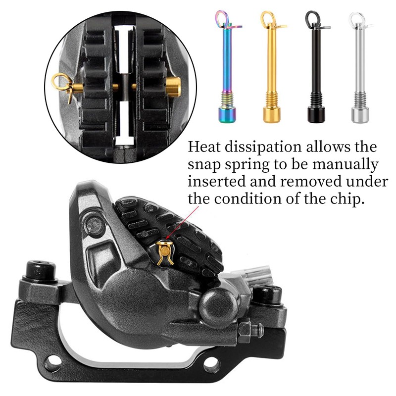 RIVDEE 4 Pieces Titanium Alloy Bicycle Disc Brake, Disc Brake