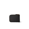 Square Card Coin Purse, black x etaupe