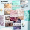 AuriicLeaf Wave PET Scrapbook Stickers Set, 60PCS Ocean Ephemera for