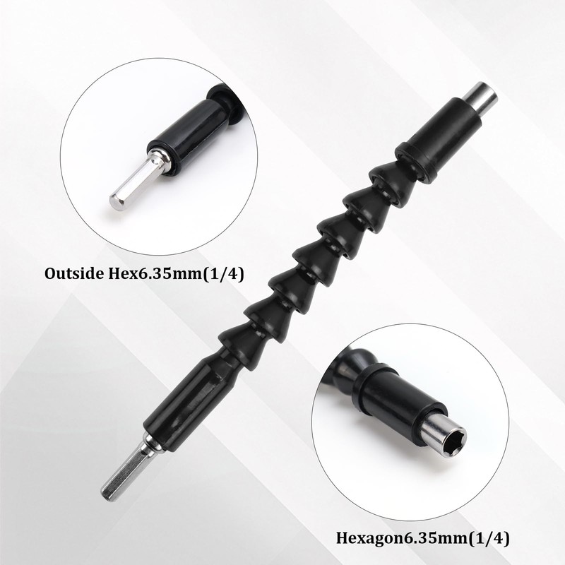 Rierousy Socket Screwdriver Set, Quick Change Bit Holder, Flexible Shaft