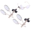 CHGCRAFT 2 pcs Jeweller's Eye Loupe Steampunk Lens Clip on