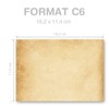 Rustic Motif Envelopes (Pack of 25) C6 (162 x 114
