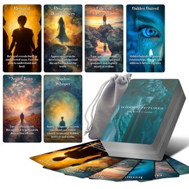 ZZBUY Spill The Beans Oracle Cards, Relationships Oracle Cards Deck with Meanings on Them, Oracle Tarot Cards for Beginner, Revealing Secrets