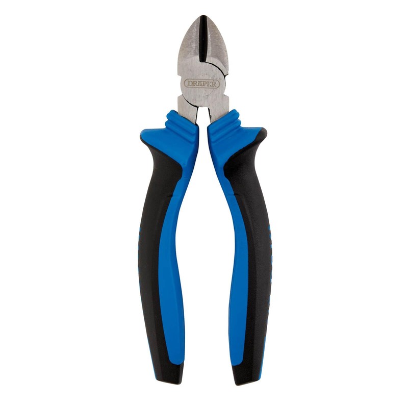 Draper 44145 Diagonal Side Cutter with Soft Grip, 160mm