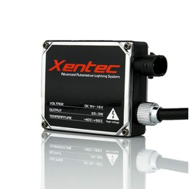 Xentec 55W Standard Size Ballasts x 2 bundle with 2 x Xenon Bulb 9007/9004/HB5 Flex Bixenon Hi/Lo 6000K (Ultra White) offroad