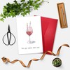 YIWANSIN Funny Red Wine Birthday Card for Men Woman, Humorous