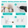 Ruiziiz Coat Hooks Heavy Duty - Easy to Install Metal