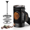 Stoke Voltaics Electric French Press Coffee Maker, 120V Boil Water