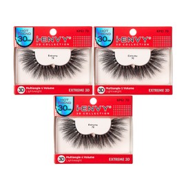 i-ENVY Extreme 3D Collection False Eyelashes Multi-angle & Volume Lightweight Extreme 3D Lashes (3 PACK)