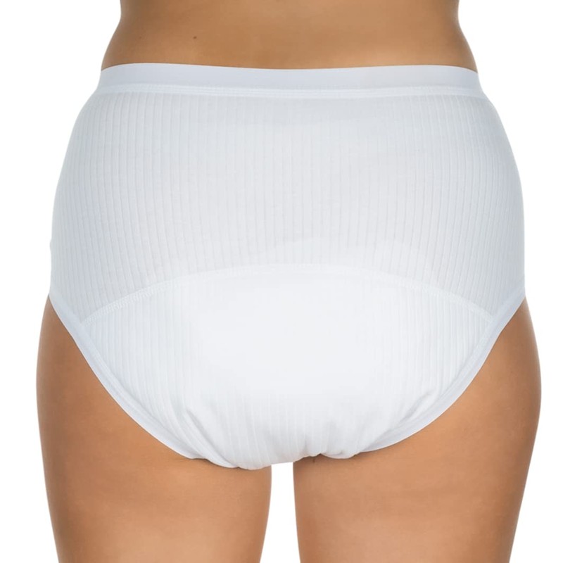 Suprima 1-275-000 Women's Incontinence Briefs Cotton Size 5254 White