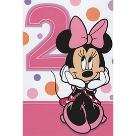 Heartline by Hallmark Minnie Mouse Happy 2nd Birthday Card for Girl