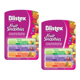 Blistex Fruit Smoothies Lip Moisturizers 3 Sticks 0.10 oz each Pack of 2