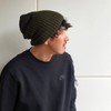 Basic Ench Super Big Gather Watch Knit Hat, Large Size,