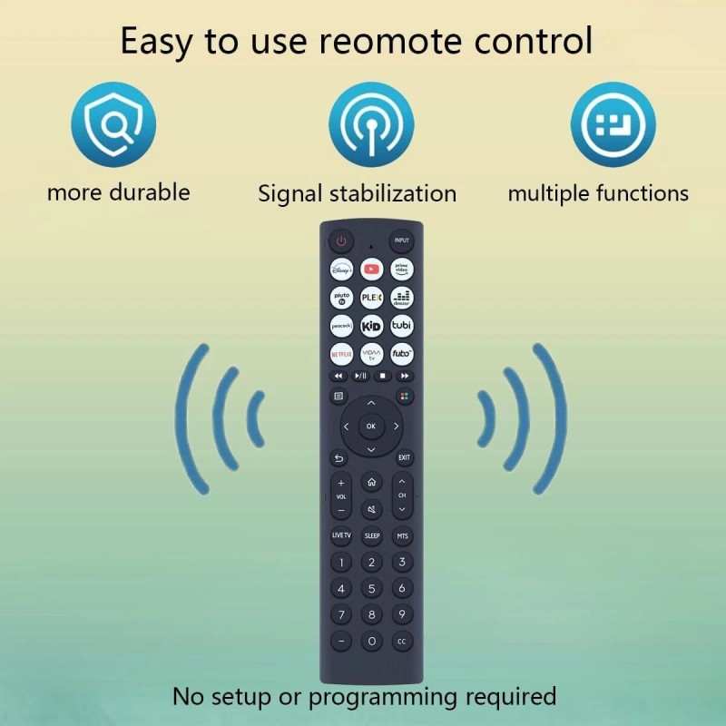 Hisense OEM ERF2B36 ERF2B36H Hisense Voice Remote Control TV 50A53FUV