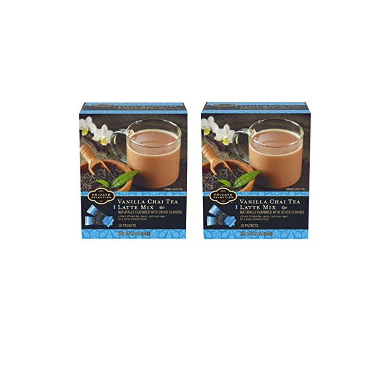Private Selection Vanilla Chai Tea Latte Mix 10 ct (Pack