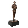 Medical Professional Physician Female Nurse Doctor Bronzed Resin Statue W/