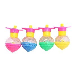 Flash Luminous Toy for Children, Colourful Top Ejection Toy (Multicoloured, One Size)