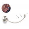 Patry Aretes Juego De 3 Piezas Bohemio Cadena Joyería Clip