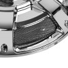 Unbranded Chrome 110dB Horn Speaker Cover For Harley Dyna Super