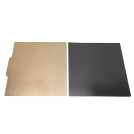 3D Printing Magnetic Plate Flexible Textured Powder Painted Dual Sided PEI Spring Steel Build Plate Sheet Bed for Um2 Printer