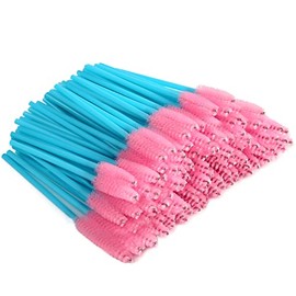 300 Disposable eyelash brush (Blue&Pink)