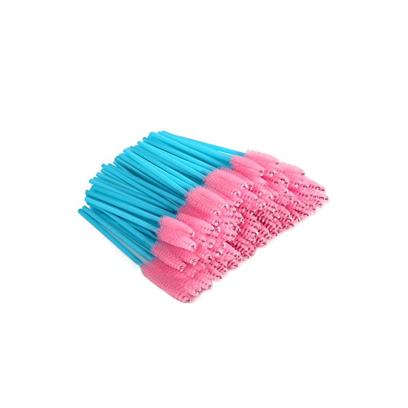 300 Disposable eyelash brush (Blue&Pink)