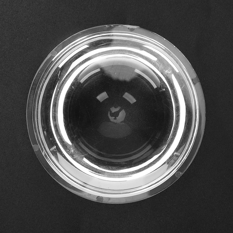 Convex Glass Lens, Stable Performance LED Optics Lens Easy Installation