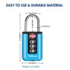 BRILLIRARE 2 Pack TSA Approved Luggage Locks, Combination Travel Padlock,