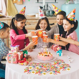 300Pcs Happy Birthday Foam Stickers, Cute Colorful Birthday Stickers Self Adhesive Sticker for Home Office School Classroom DIY Art Craft Birthdays Party Decorations Supplies