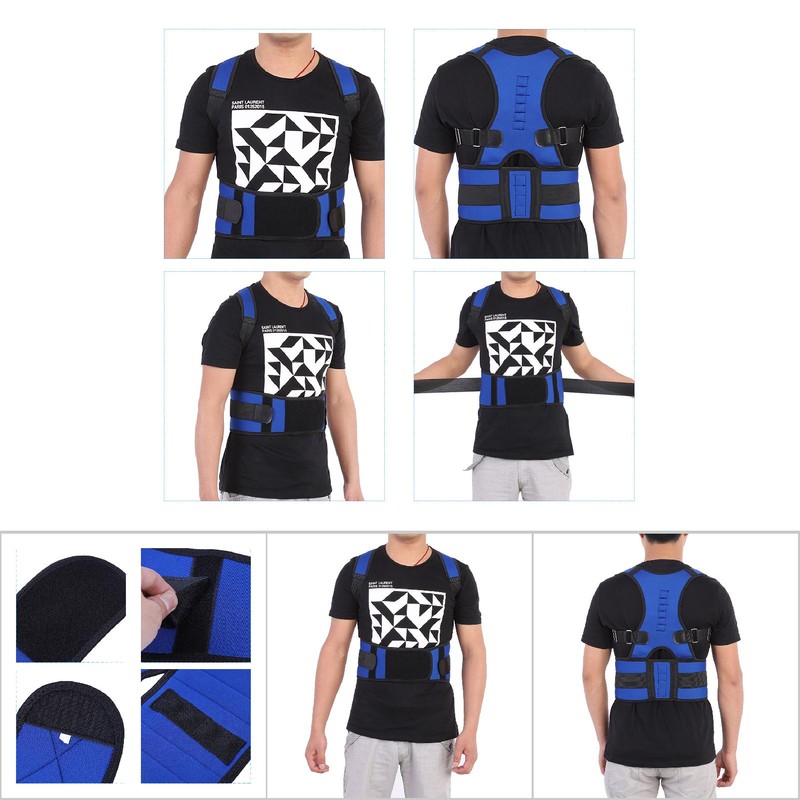 JORZILANO Adjustably Posture Corrector Support Brace for Male Adults &