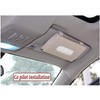 SEMBEM Car Tissues Holder for Car, Visor Tissue Holder, Car Tissue Box, Car Disposable Masks Holder, Mask Dispenser for Car (Beige)