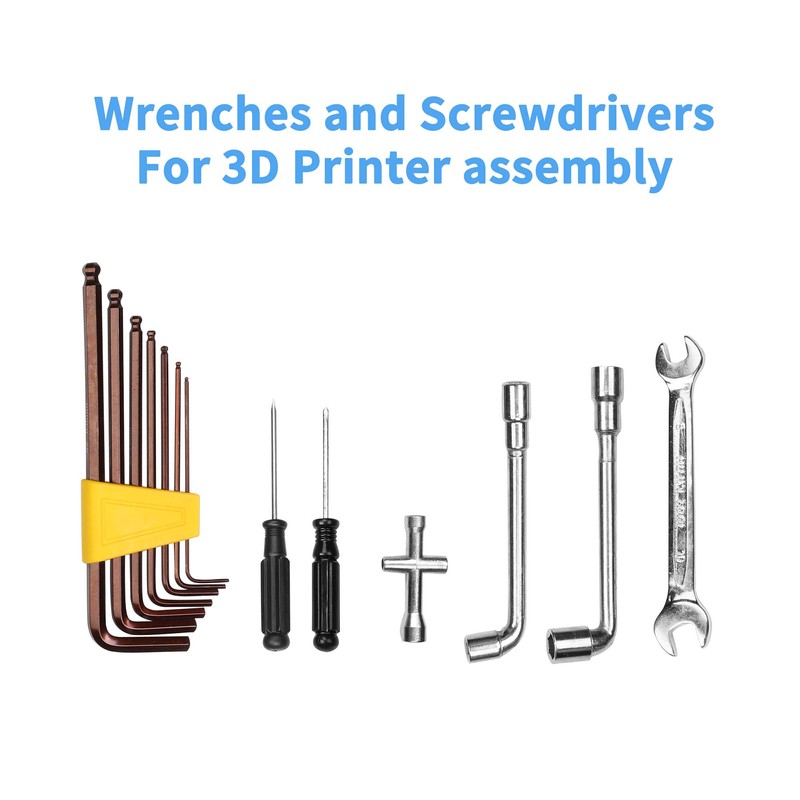 Creality 3D Printer Tool Kit with Case 35Pcs with Cleaners