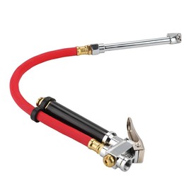 Kit de herramientas de manguera de compresor de aire, llenador de presión de neumáticos de coche, medidor de inflado, doble portabrocas