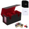 SelWatty Card Organizer, Card Deck Box Fits 200 Double Sleeved