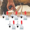 5Pcs QuickRelease Toggle Clamp Vertical Fixture Fastening Workholding Tool 30kg