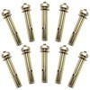 10 PCS M10 Heavy Duty Expansion Bolts,Wall Anchor Bolts (80mm)