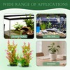 Aquarium Plants 2-Pack Plastic Fish Tank Decor Pink Gradient