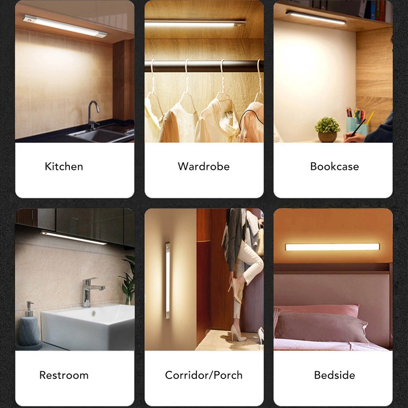Motion Sensor Light Bar 3W 200lm White Lighting 120 Degree