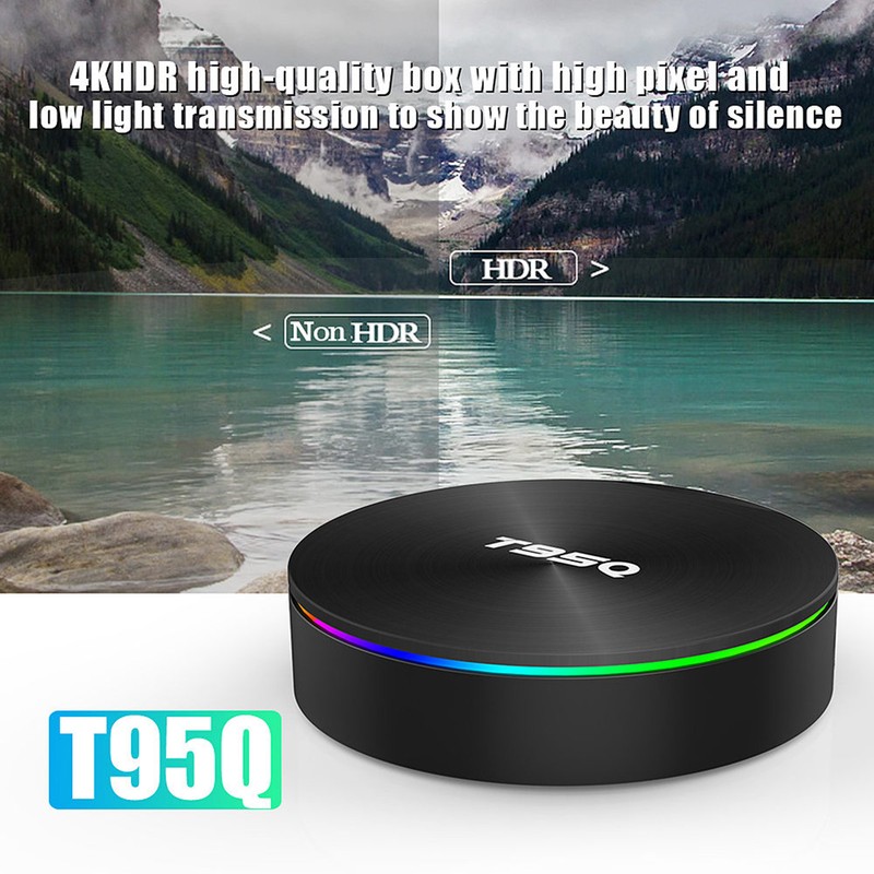 TV Box Dual Frequency WiFi Media Player for Android 8.1