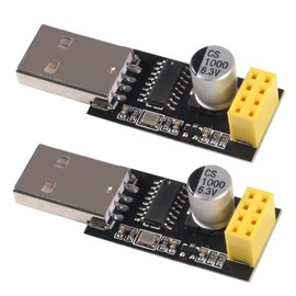 AOICRIE USB Adapter for ESP8266 ESP-01 Serial Wireless WIFI (2 pcs)